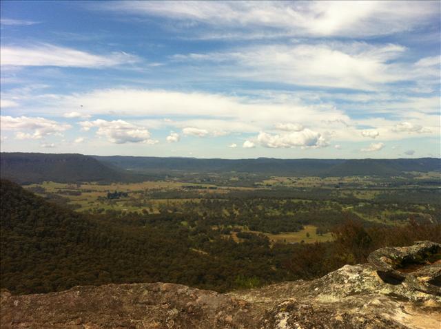 The view from Hassan's Walls Lookout