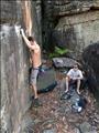 V4 Traverse (counter-corals?) at Lindfield Rocks, Sydney
